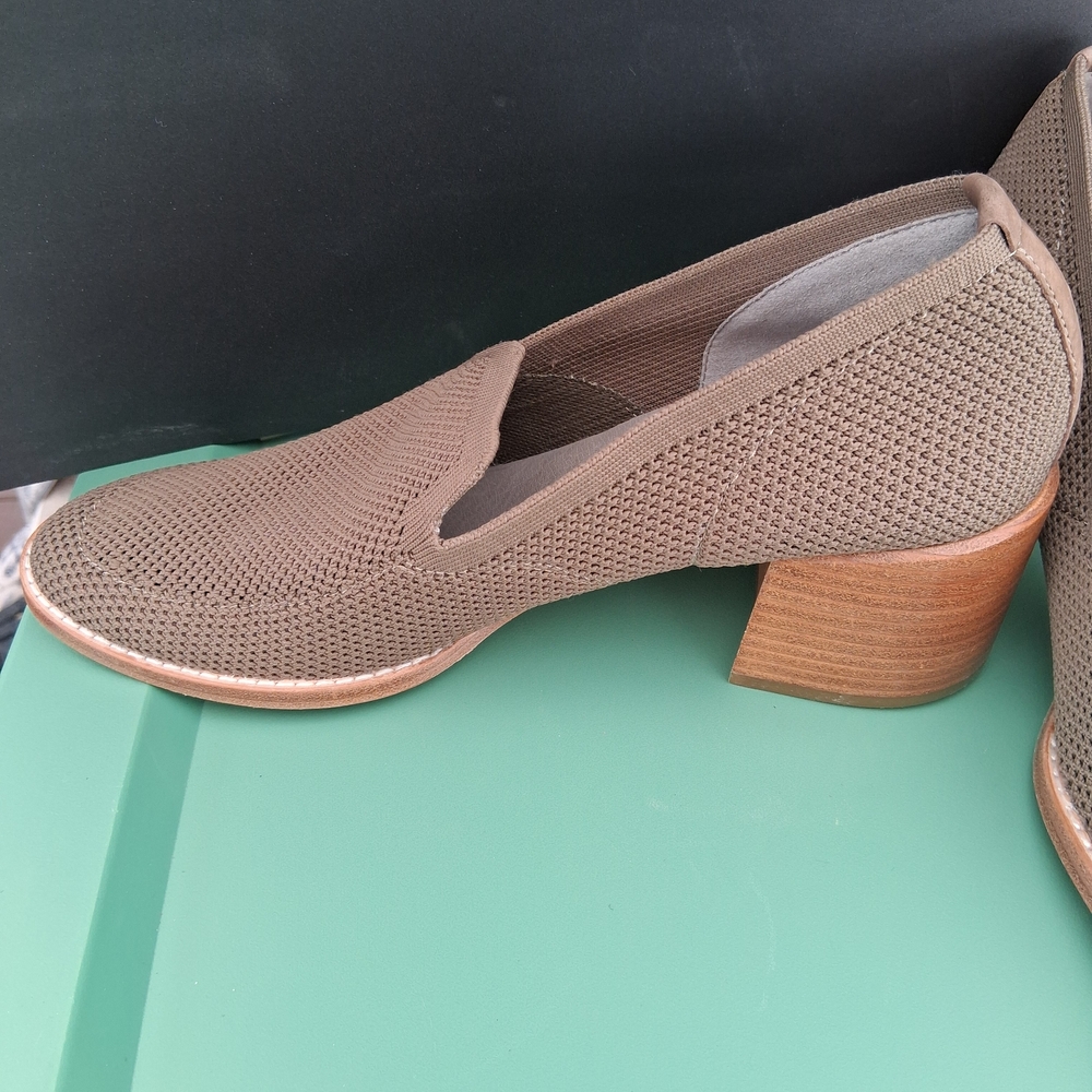 Eileen Fisher Brown Knit Loafers - Picture 3 of 4